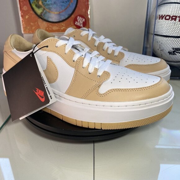 Air Jordan Womens 1 Elevate Low 'White Onyx' - DH7004-102 Size: Womens 8 - Picture 2 of 7